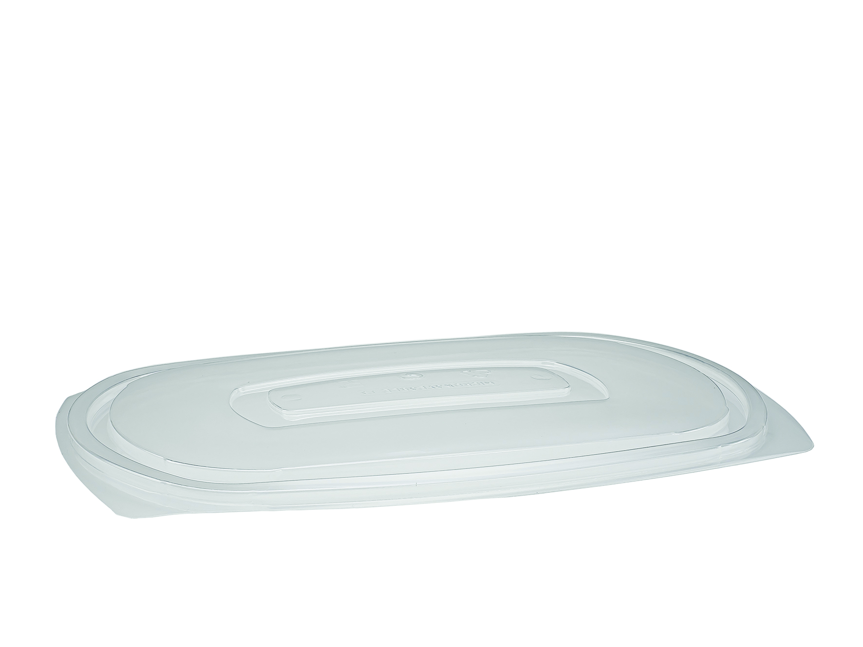 Deckel zu Menuschale PP, 258x183mm, transparent, flach