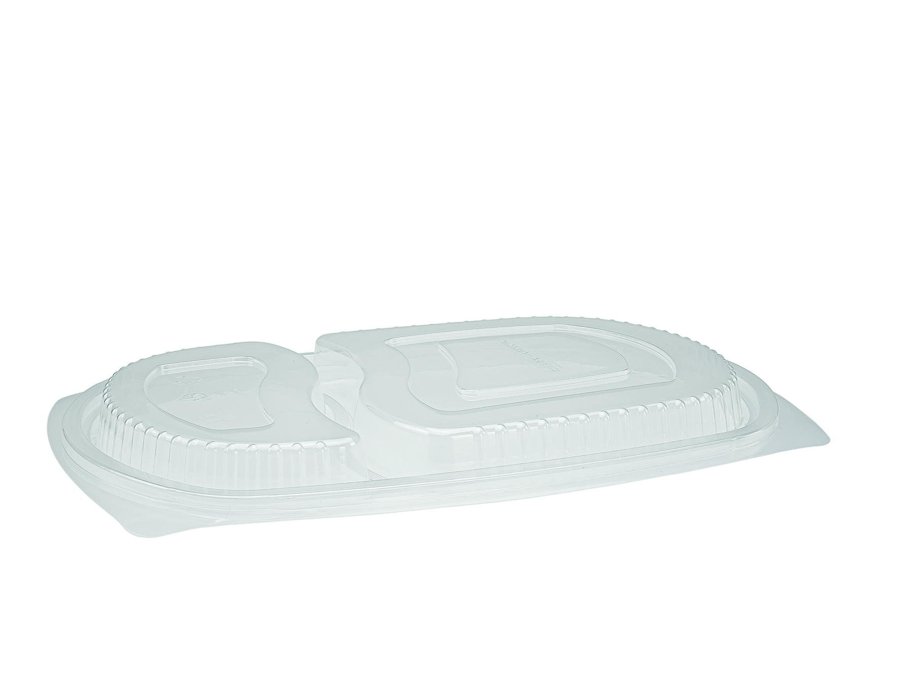 Deckel zu Menuschale PP, 258x183mm, DOM, 2-teilig, transparent