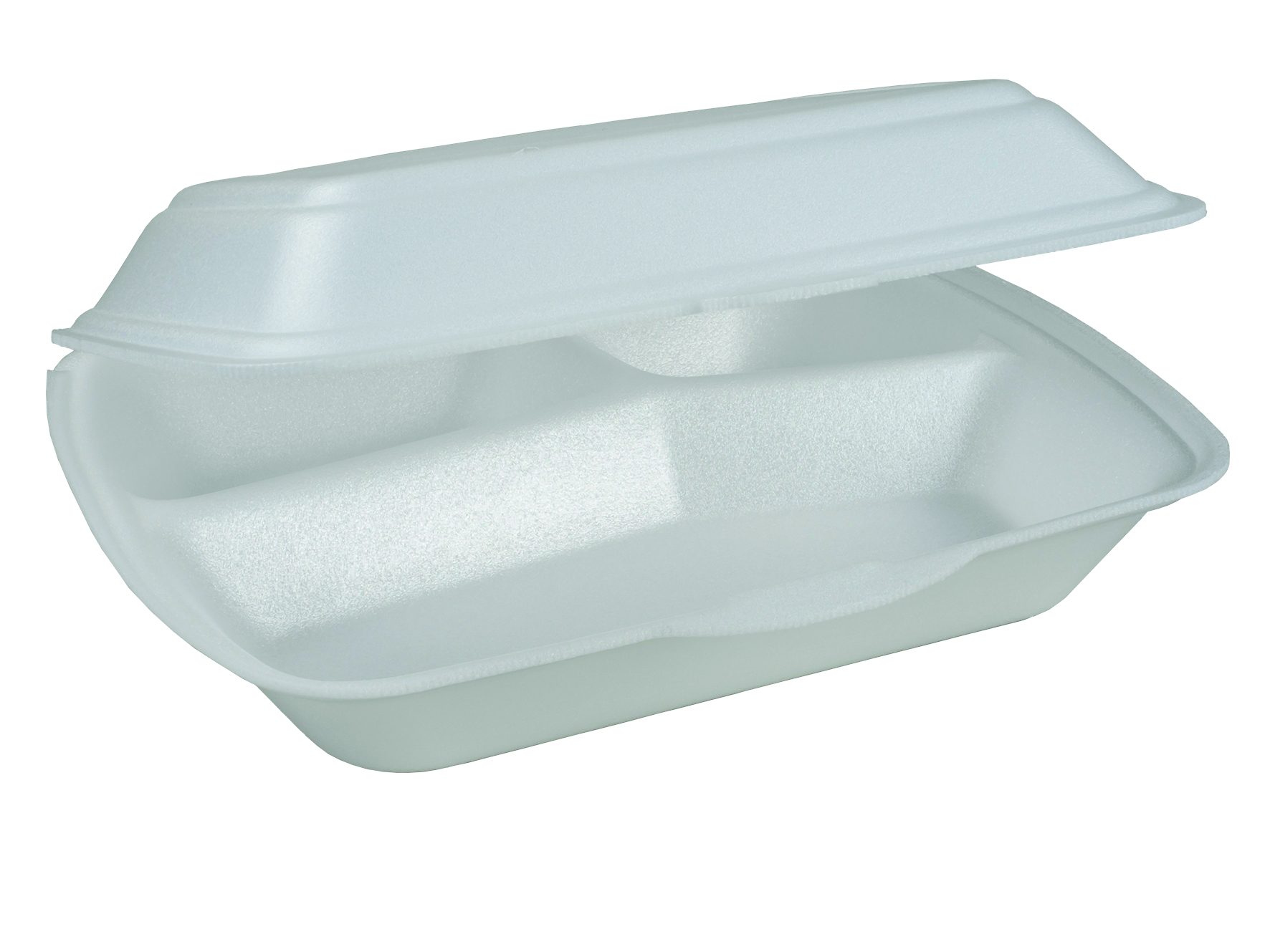 Menu-Boxen 3-teilig weiss XPS, 230x190mm