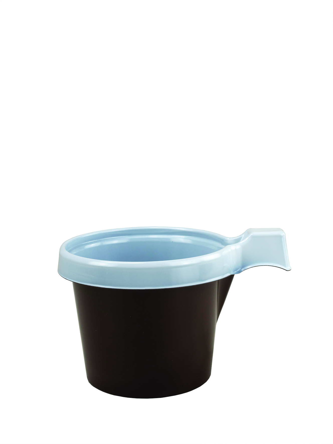 Kaffeetasse 1.8dl braun/weiss PS