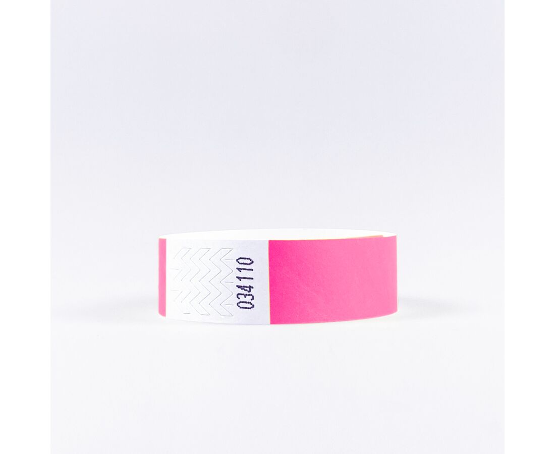 Eintrittkontroller Tyvek NEONPINK 250x20mm