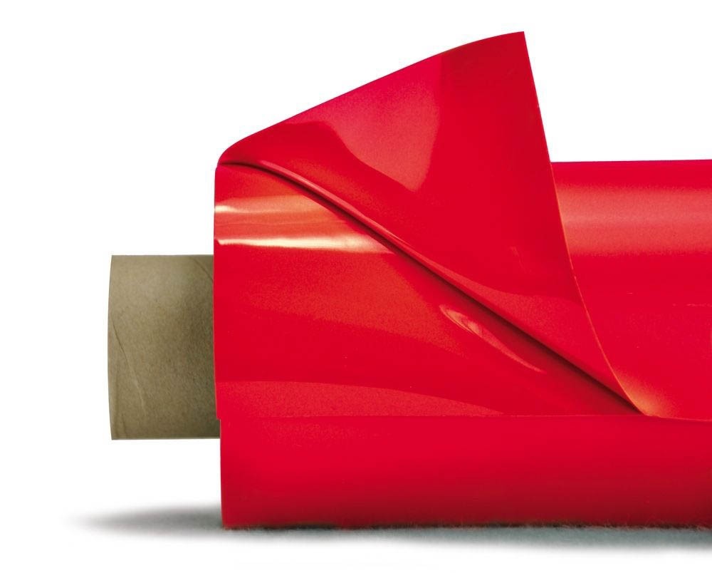 Lackfolie rot 30x1.3m (Länge = 2x15m)