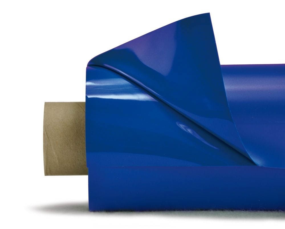 Lackfolie königsblau 30x1.3m (Länge = 2x15m)