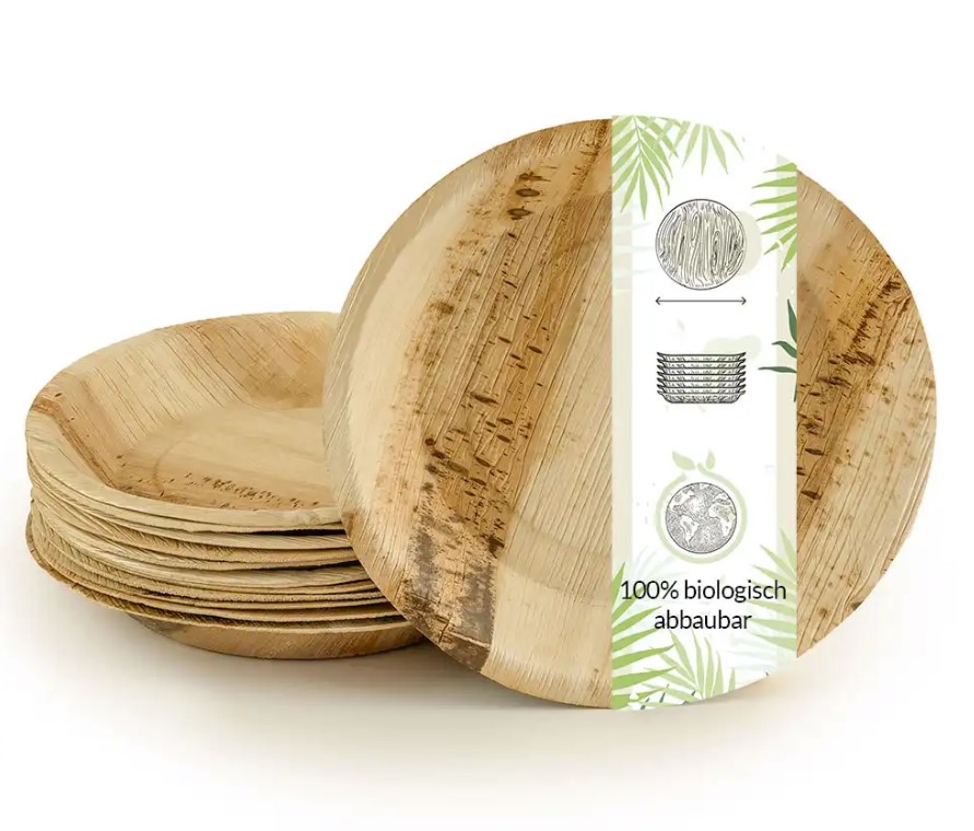 Palmblatt Teller rund ø18cm