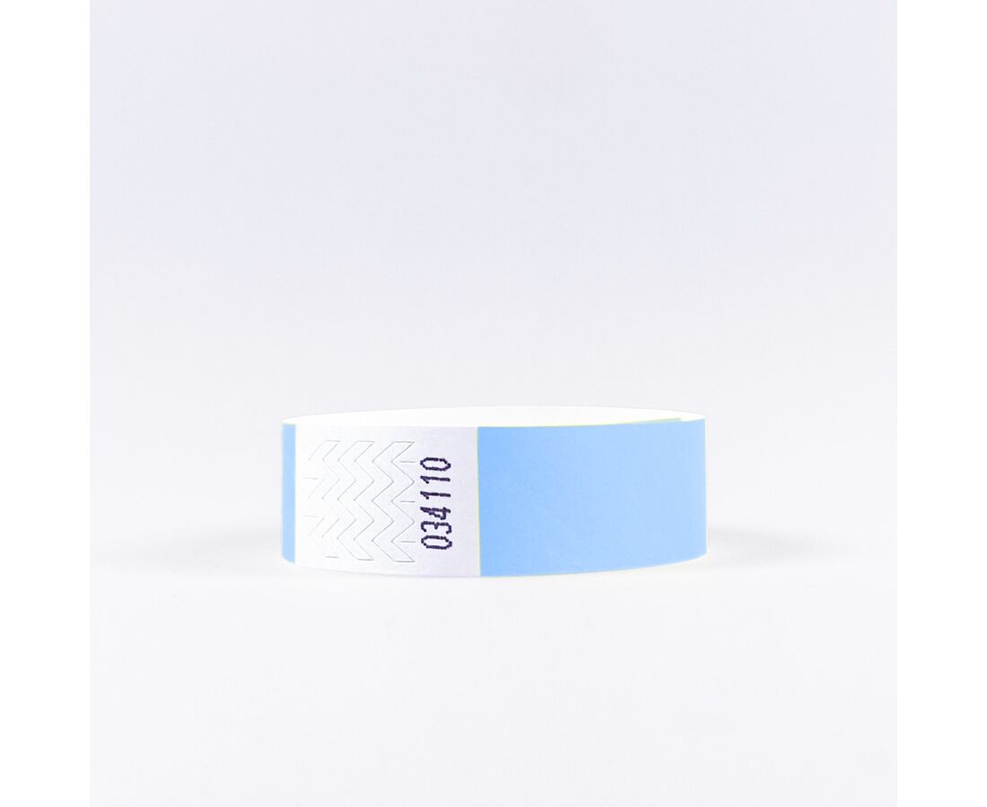 Eintrittkontroller Tyvek HELLBLAU 250x20mm