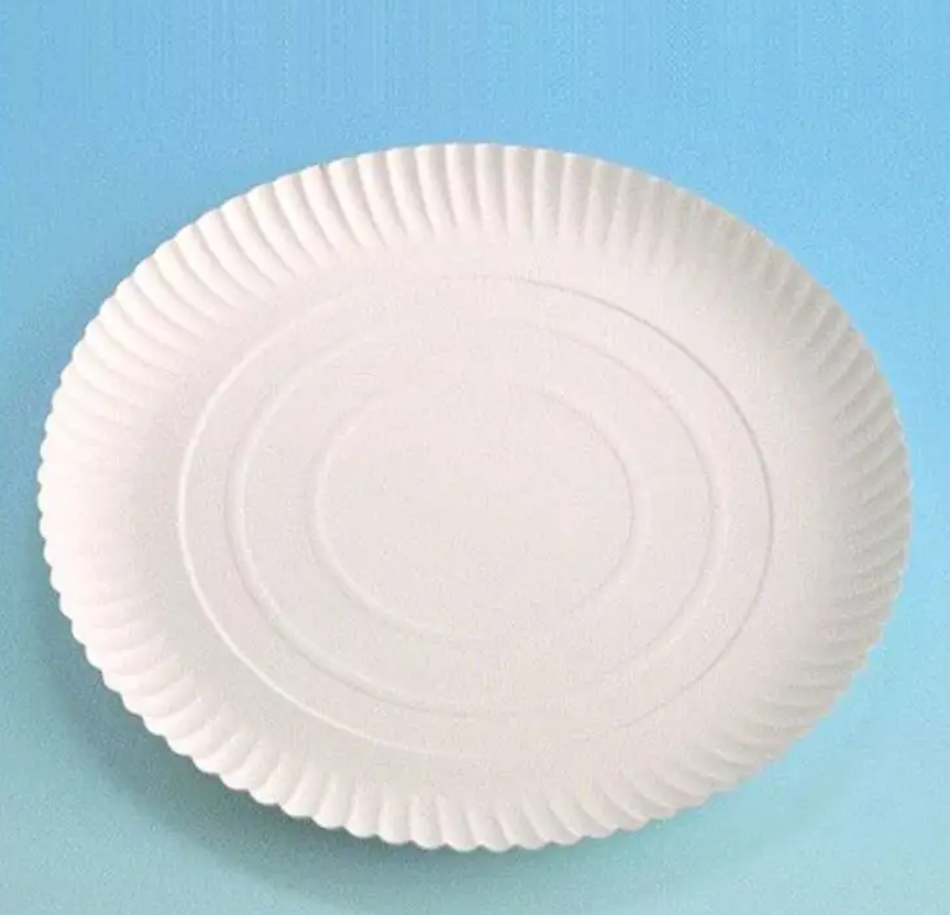 Pizzateller Karton unbeschichtet, weiss, ø30cm, H2.5cm