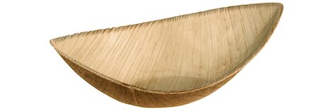Palmblatt Dip Schälchen "Boot" 11x6x2cm