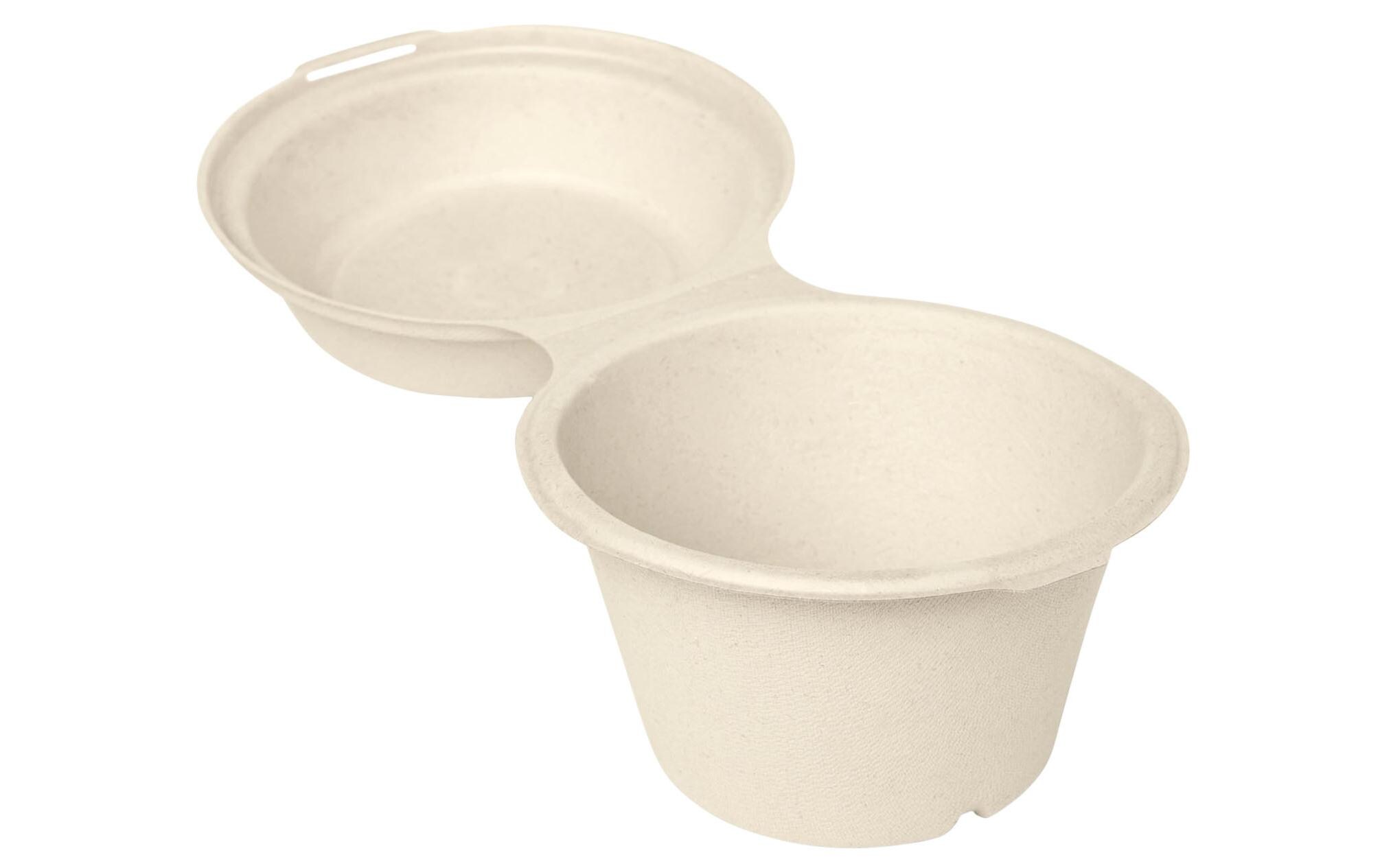 Snack Box Bagasse, 575ml, 145x145x100mm
