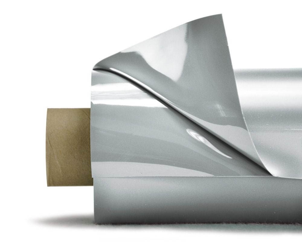 Lackfolie grau 30x1.3m (Länge = 2x15m)