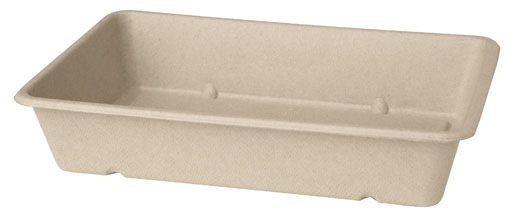 Box rechteckig 1200ml 23x15.5x4.6cm, braun