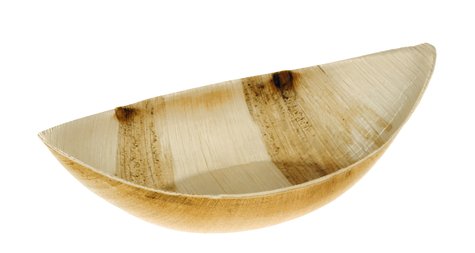 Palmblatt Dip Schälchen "Boot" 22x13.5x4cm