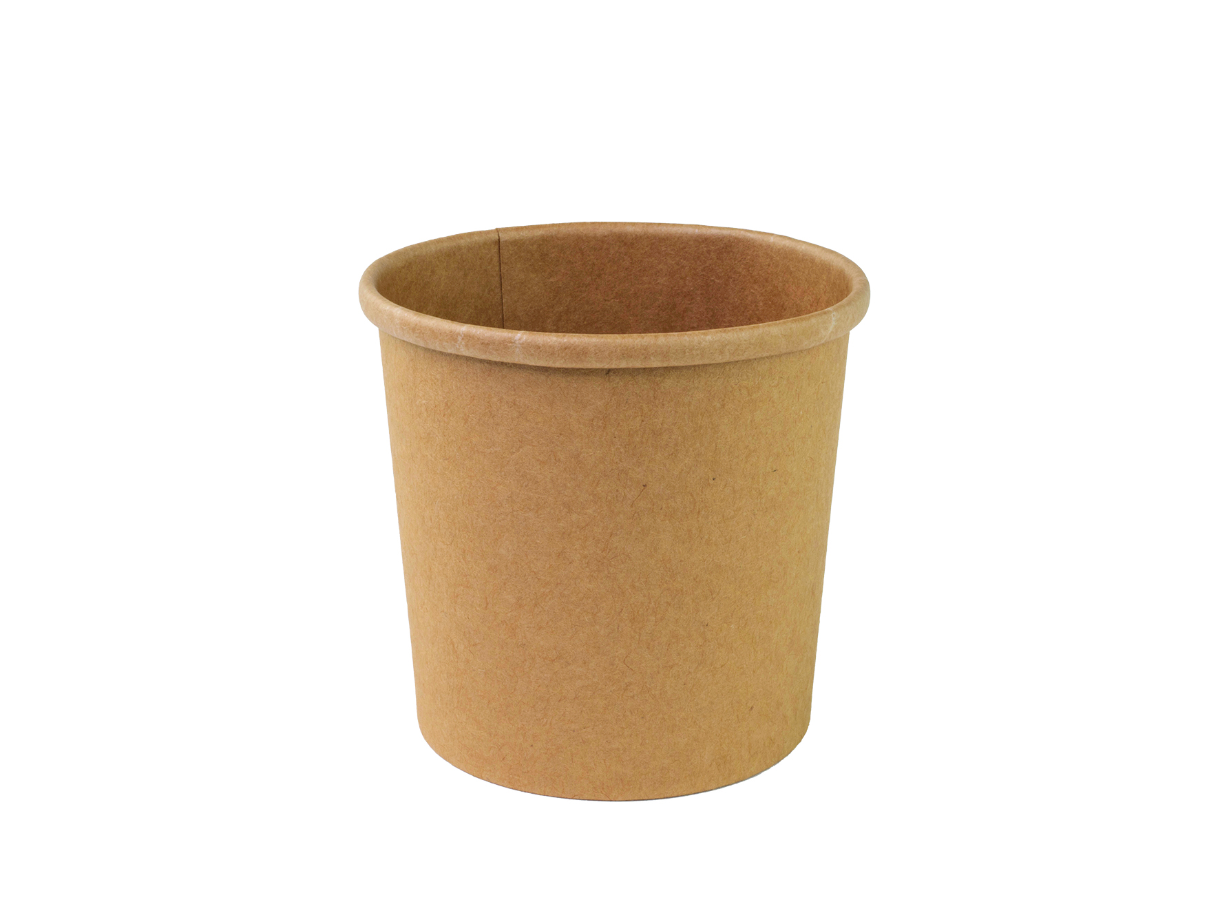 Suppenbecher ohne Deckel 300ml, Kraftpapier braun