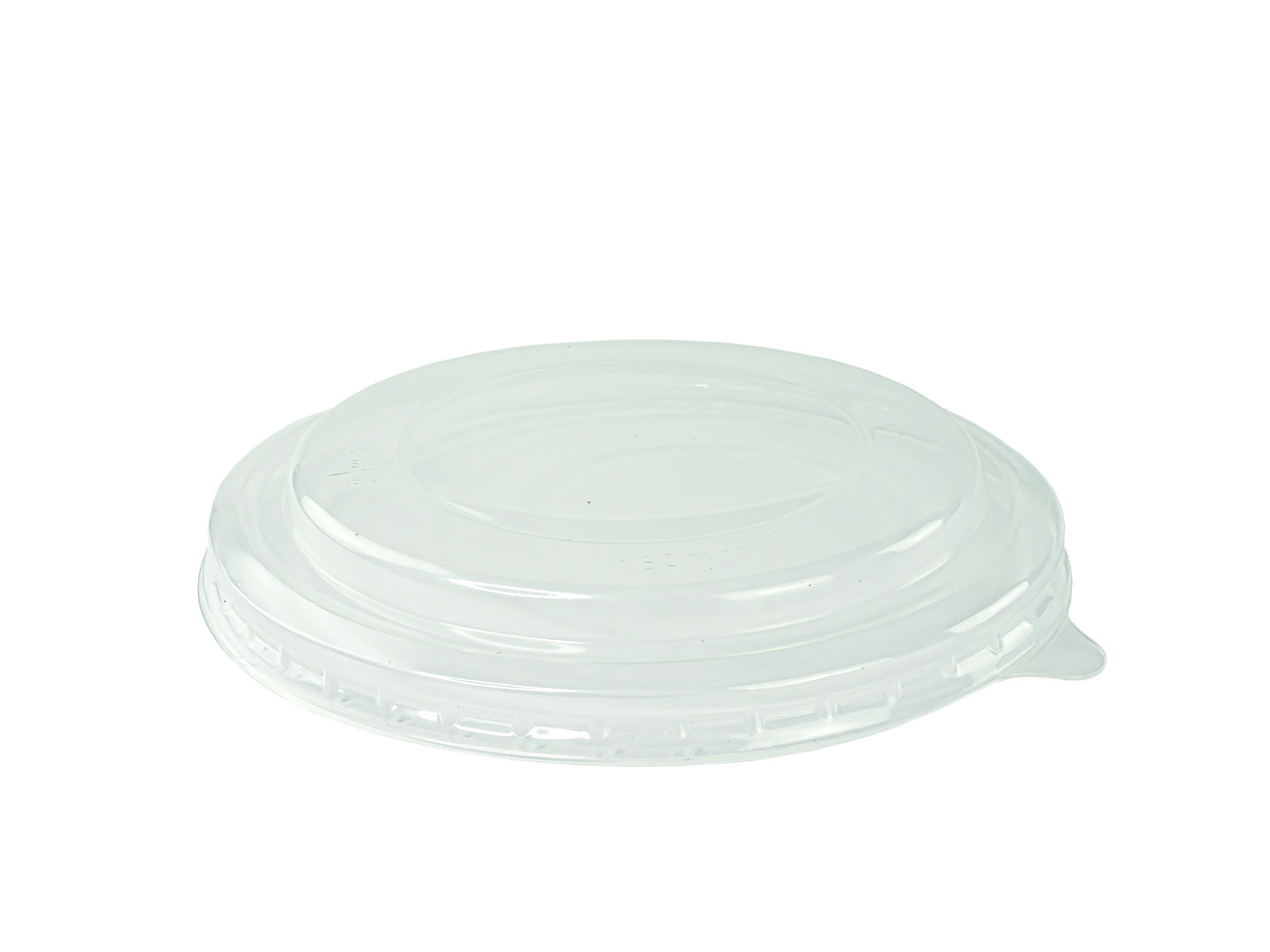 Deckel PP transparent zu Kartonschale kraft, 500ml/750ml, ø150