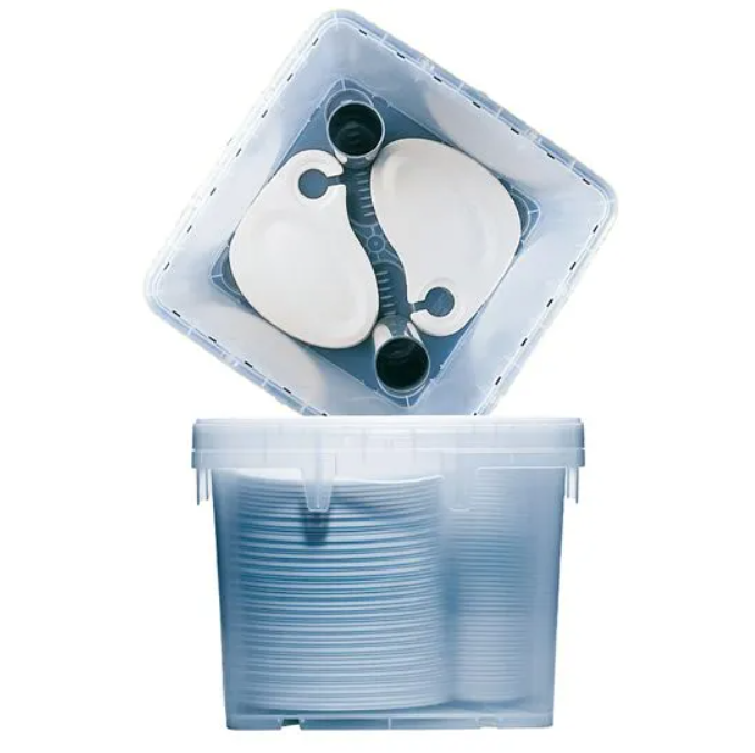 Box transparent zu Party-Teller Pro-Event 