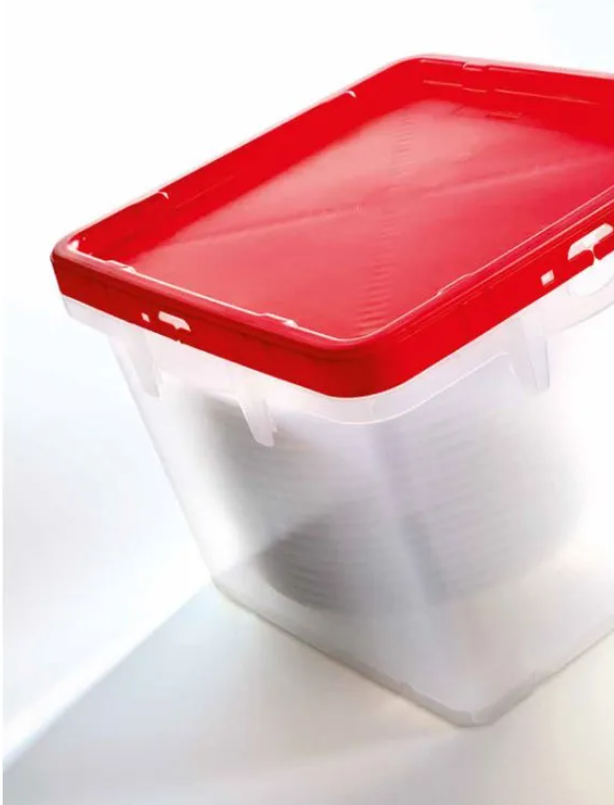 Deckel für Box zu Party-Teller Pro-Event, rot