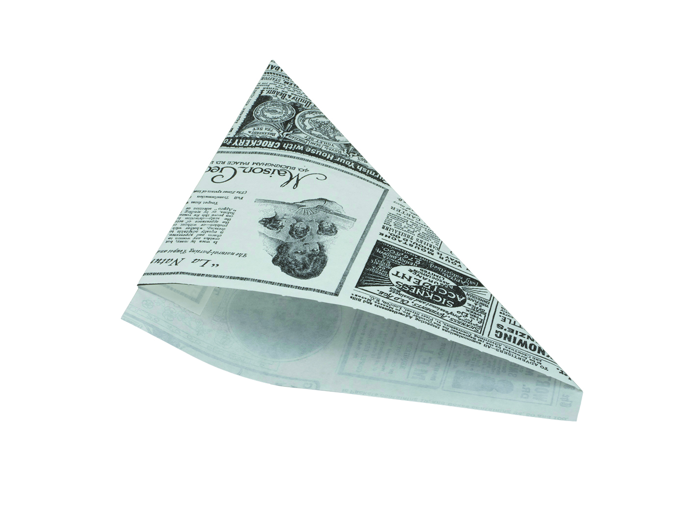 Pommes-Beutel weiss "Times", 240x170mm