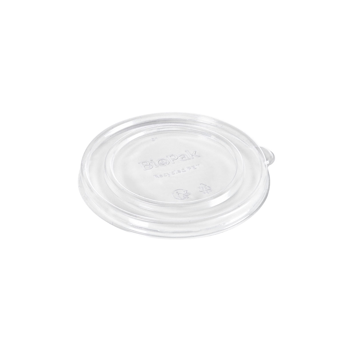 Deckel Ronda Slim, rPET, transparent, für 350/550/750/950ml