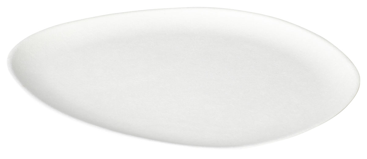 Pebble Teller, weiss, ø27cm
