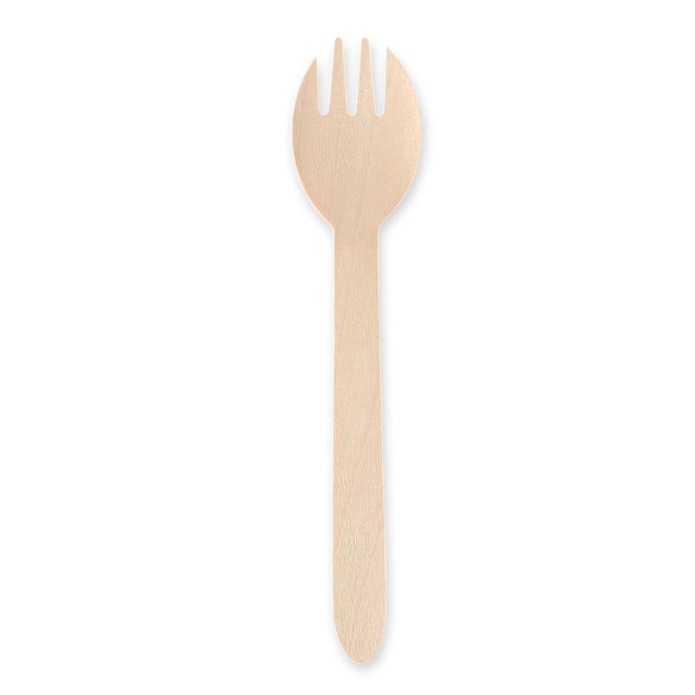 Holz- Besteck, Göffel 160mm, braun, NaturStar