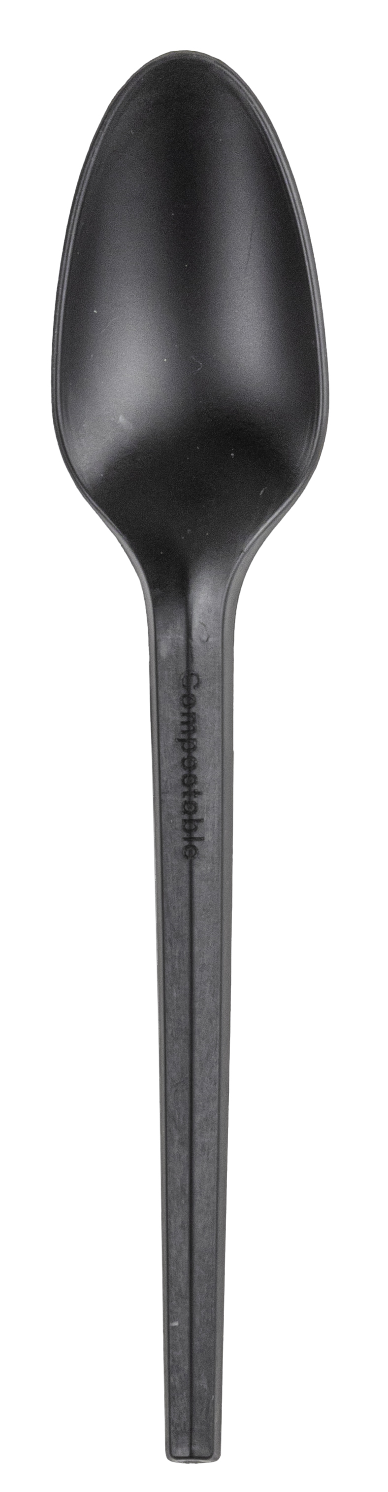 Kaffeelöffel schwarz, sehr stabil, 12cm