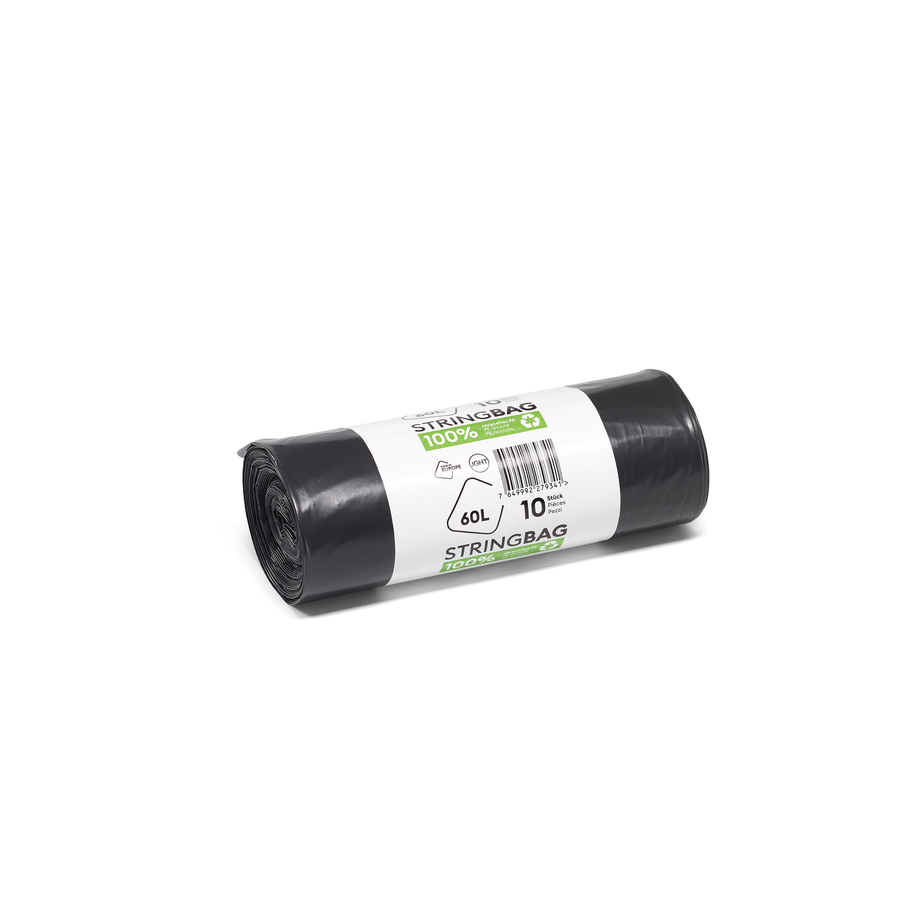 Kehrichtsack 60l C-Qualität, LD RA, opak schwarz