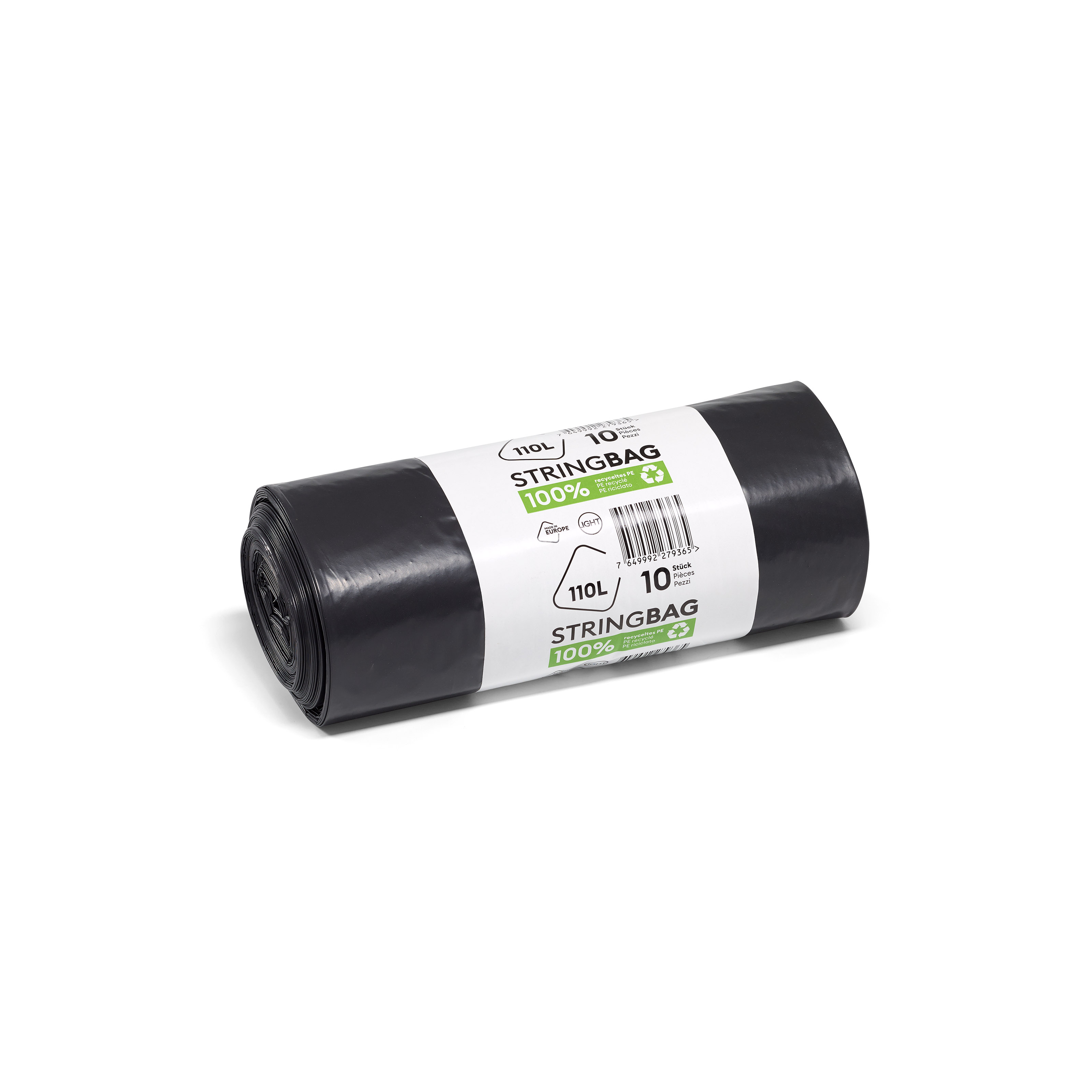 Kehrichtsack 110l C-Qualität, LD RA, opak schwarz