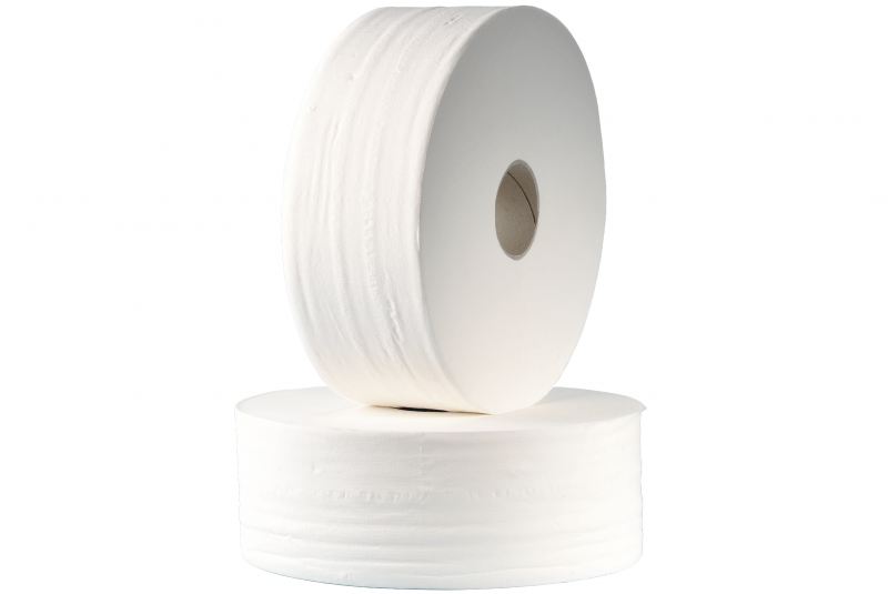 Toilettenpapier Mini-Jumborollen, 2-lg, 1160 Blatt