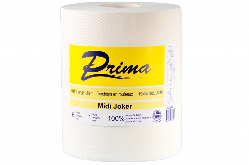 Midi-Jocker Reinigungsrolle 'Prima', 1-lg, 290lfm
