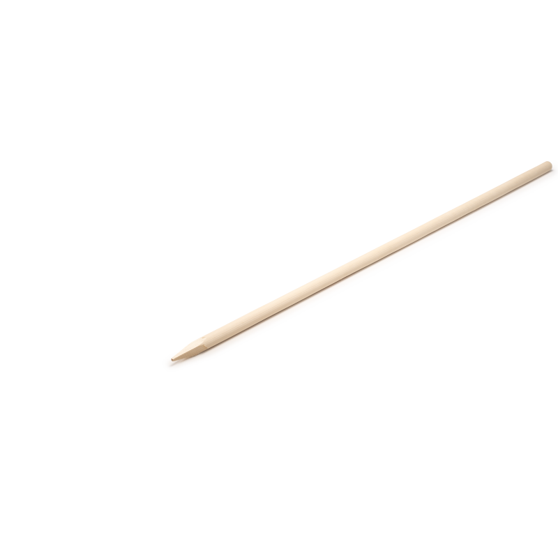 Holzstiel roh mit Spitz für Bambusbesen 1500x28mm 