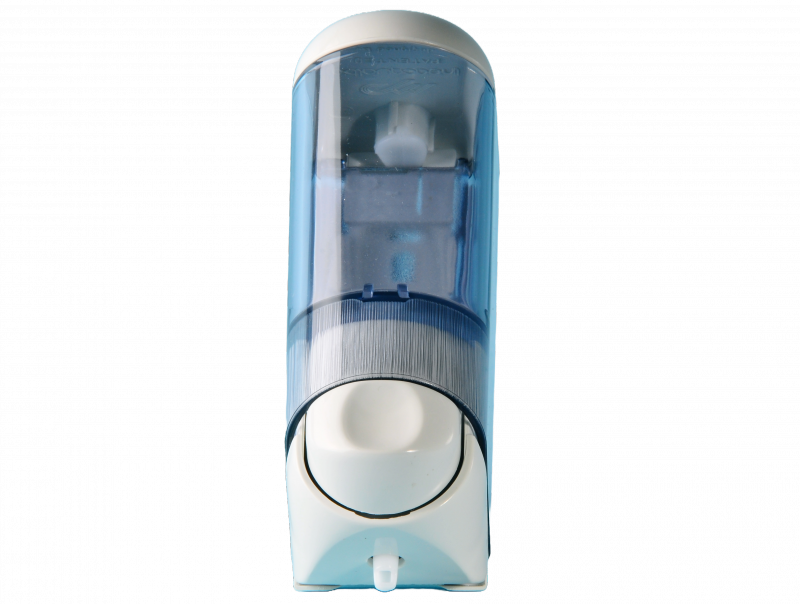 Seifendispenser für Flüssigseife 0.17l weiss/transparent