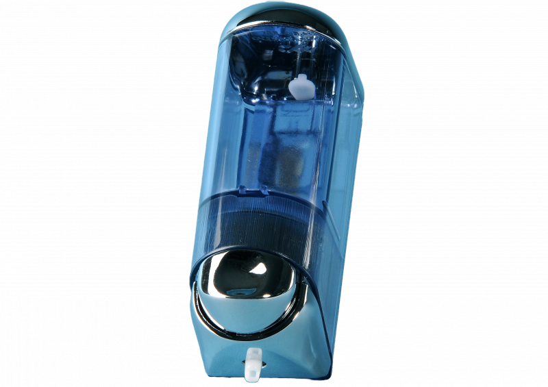 Seifendispenser für Flüssigseife 0.17l chrom/transparent