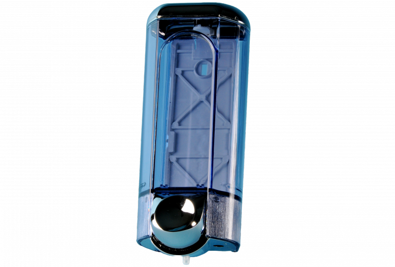 Seifendispenser für Flüssigseife 0.8l chrom/transparent