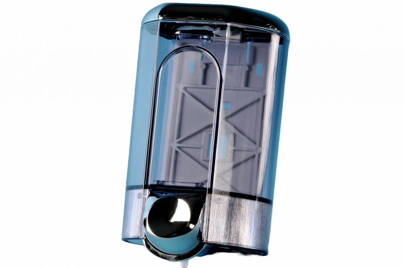 Seifendispenser für Flüssigseife 1.1l chrom/transparent