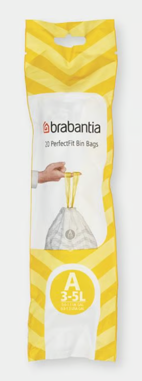 Kehrichtsack für 3-5lt, weiss Code A