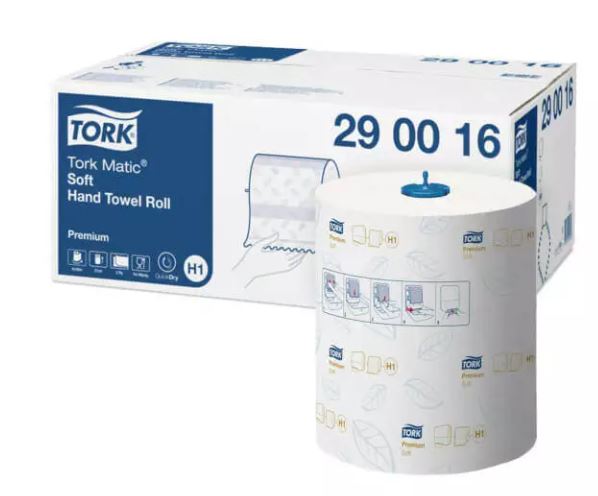Handtuchrollen TORK Matic Premium, TAD Qualität, 100%Zellstoff