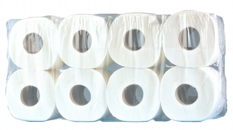 Toilettenpapier neutral, 3-lg, 250x11cm, weiss