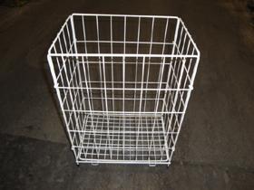 Abfallgitterkorb gross Drathgestell weiss 