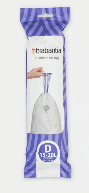 Kehrichtsack für 15-20lt, weiss Code D