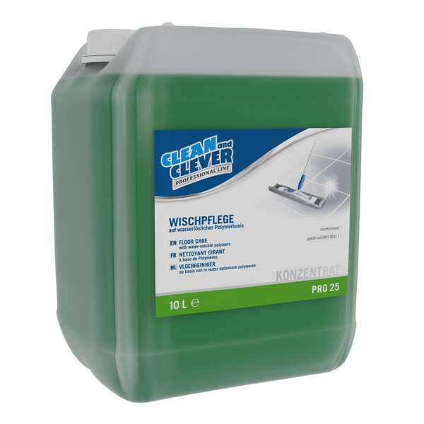 CLEAN and CLEVER Wischpflege PRO 25, 10lt