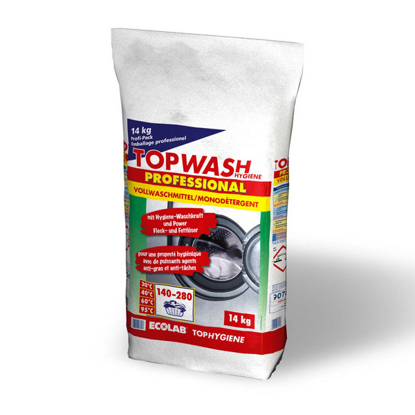 TOPWASH Pulver-Waschmittel 14kg ECOLAB