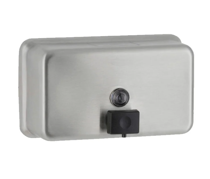 Flüssigseifendispenser Econom 1.2lt CNS matt quer