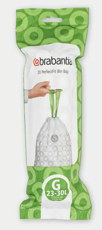 Kehrichtsack für 23-30l, weiss Code G