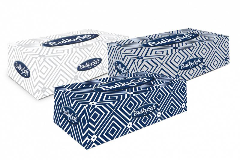 Kosmetiktücher BulkySoft, 2-lg, weiss, 100%Zellstoff