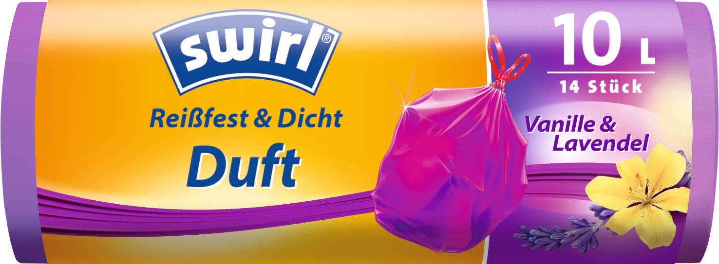 Duft-Müllbeutel mit Zugband Lavendel-Vanille, 10lt !NSV!