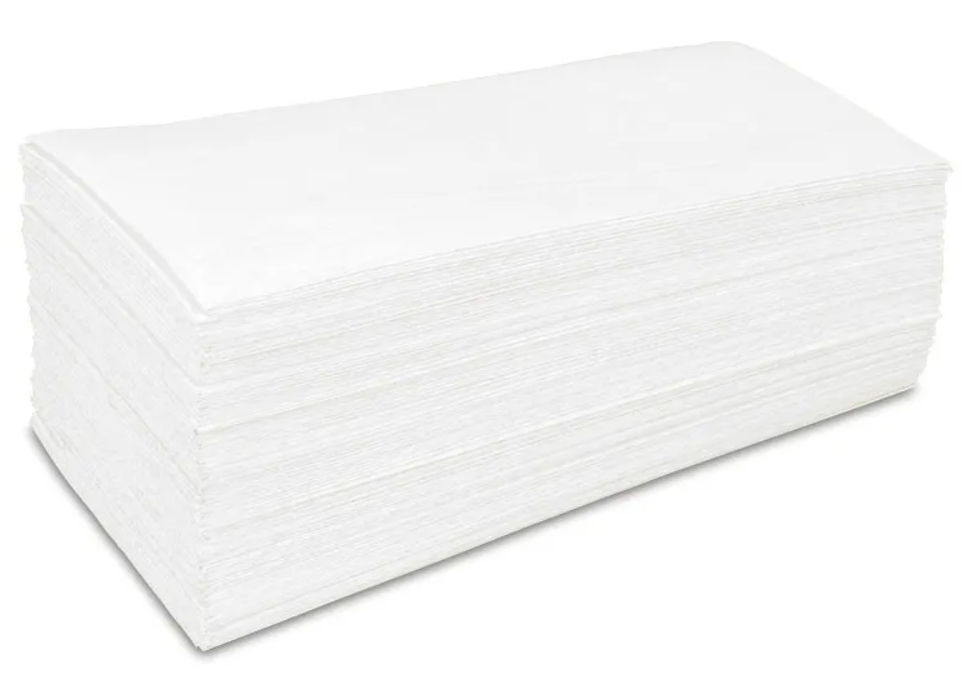 Staubbindetuch "Wachstuch" weiss, imprägniert, 25x60cm