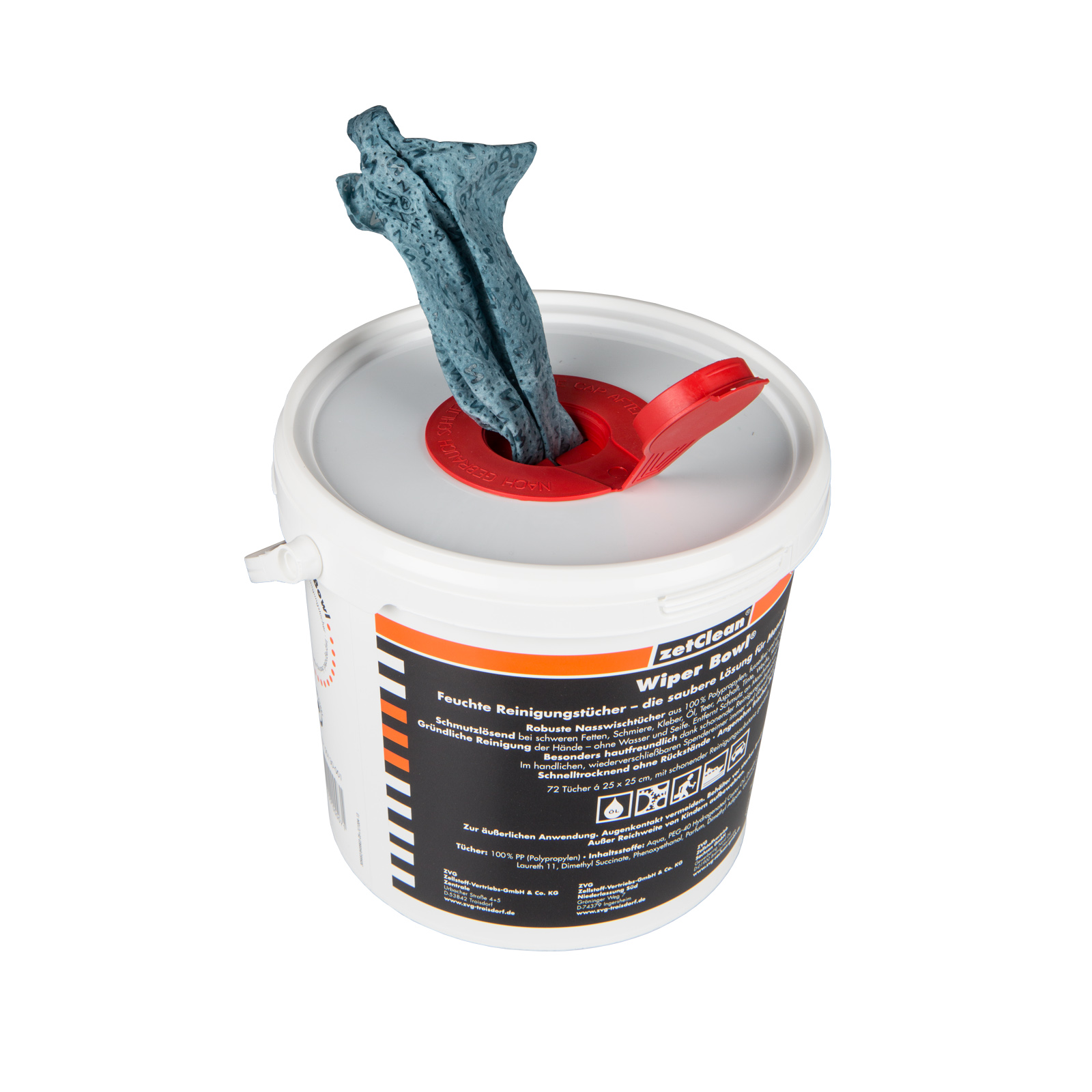 Wiper Bowl Feucht- Reinigungstücher, 25x25cm
