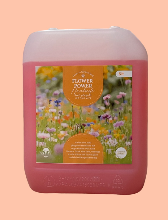 Seifencrème Flower Power, rosé, 5lt