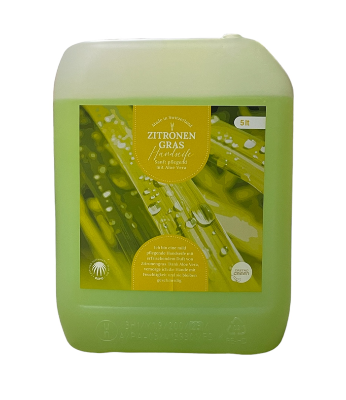 Seifencrème Zitronengras, Lemongras, gelb, 5lt