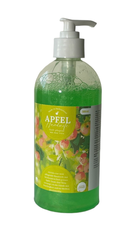Seifencrème Apfel, grün, 500ml