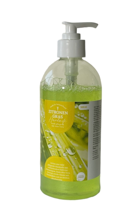 Seifencrème Zitronengras, gelb, 500ml